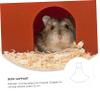 Beavorty 3-Piece Iron Hamster Wheel Holder, Durable, White view 2