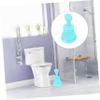 Blue Toilet Plunger with Suction Cup Design, Plastic view 4