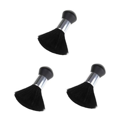 minkissy 3-Piece Barber Duster Brushes for Hair Removal
