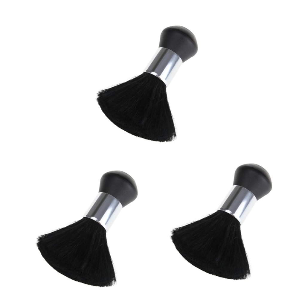 minkissy 3-Piece Barber Duster Brushes for Hair Removal