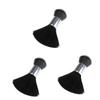 minkissy 3-Piece Barber Duster Brushes for Hair Removal view 1