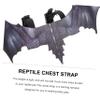 BUGUUYO Creative Wing-Shaped Leather Reptile Harness, Lightweight and Adjustable for Geckos and Reptiles view 2