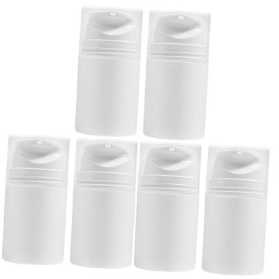 Housoutil 6-Pack 50 ml Refillable Airless Pump Bottles for Travel