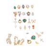 Housoutil 50-Piece Alloy Nail Rhinestones, 3D Nail Art Decorations for DIY Manicures at Home view 4