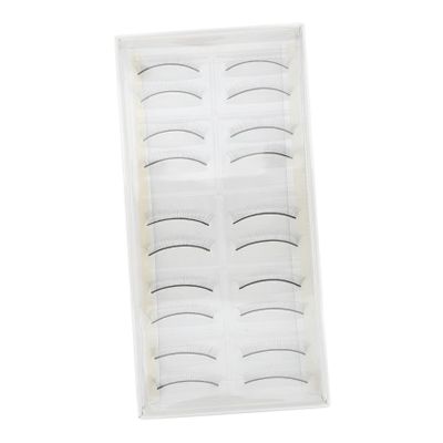 Practice Eyelashes, 10 Pairs, Fiber, Long Natural False Lashes for Beginners