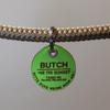 DOG TAG/Dog Tag – Biothane – Green (Apple Green) – V1 – Round – 3.4 cm view 4