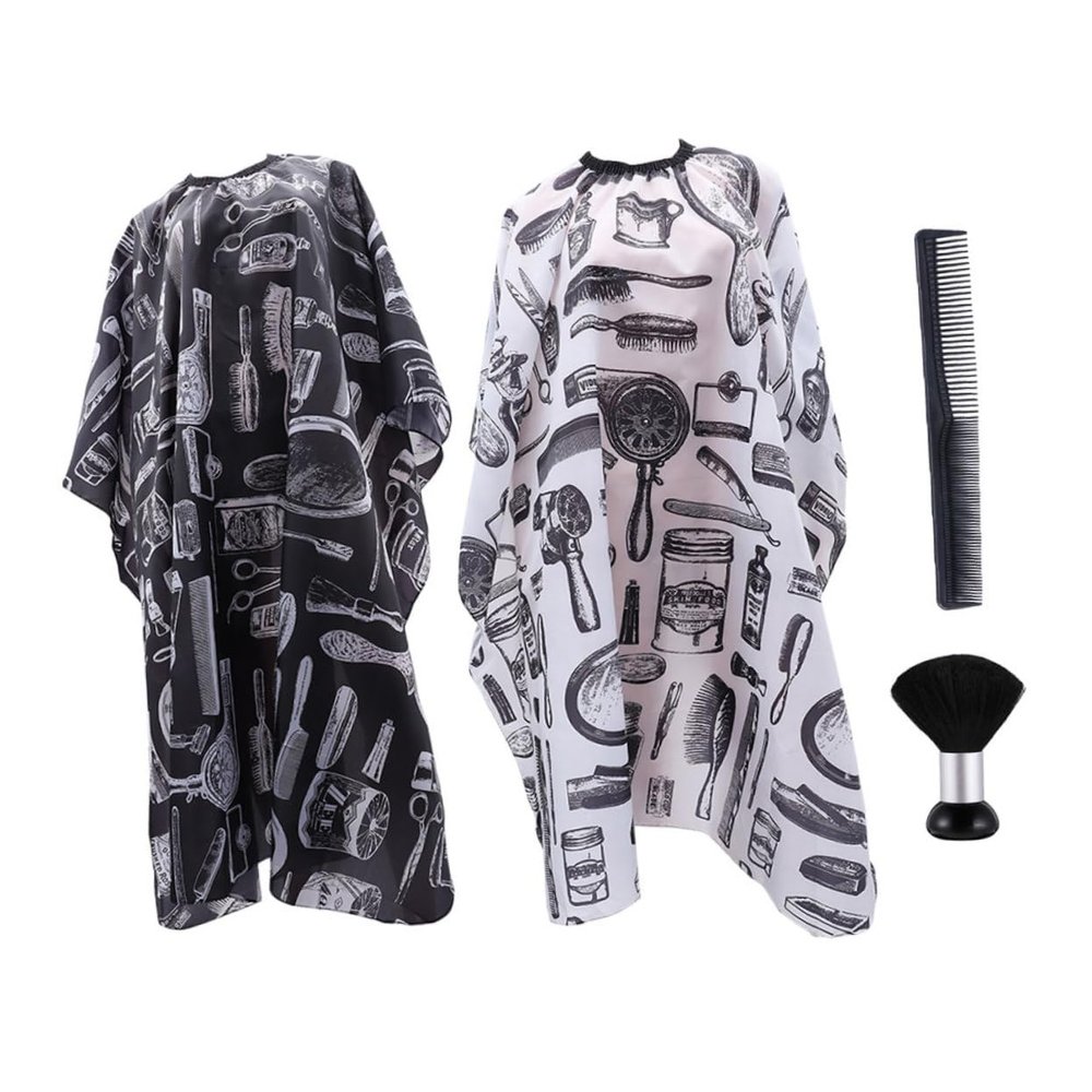DOITOOL 4-Piece Polyester Barber Capes for Salon and Styling