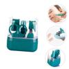 Baby Nail Clippers, 5-Piece Set, Green, with Storage Box view 4