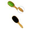 Double-Sided Dog Grooming Brush with Wooden Handle view 1