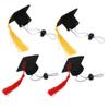 Angoily 8-Piece Dog Graduation Caps with Tassels for Small Pets and Graduation Parties view 1