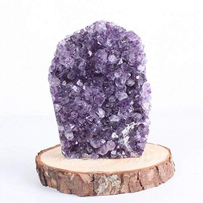 NIXCON Luxurise Amethyst Stone Gemstones for Demagnetizing and Enhancing Luck, Organic Material, Mascot Crystals