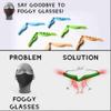 WaLKFb 5-Piece Anti-Fog Silicone Nose Bridge Pads for Glasses, Blue view 2