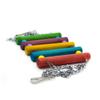 Beavorty 2-Pack Colorful Cotton Bird Swing with Bells view 2