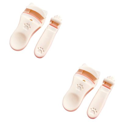Housoutil 4-Piece Portable Eyelash Curlers