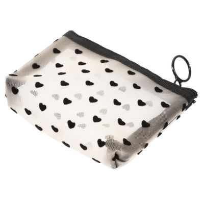 DOITOOL Small Cosmetic Bags, Wear-Resistant Material, Lightweight Travel Toiletry Bags for Women, Transparent Outdoor and Everyday Organizers, 4-Piece Set with Mesh Fabric