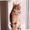 FOMIYES Pet Bowtie with Cow Print view 2