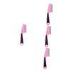 minkissy 4-Piece Stainless Steel Fine-Tooth Hair Comb Set for Women and Men view 1