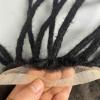 Men's Dreadlock Full-Lace Toupee Wig for Black Men, Mono Curl Hair Prosthesis, 20 x 25 cm, Afro-Curly Human Hair System view 3