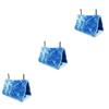 FRCOLOR 3-Piece Blue Snuggle Cave Hammocks for Birds and Small Pets view 1