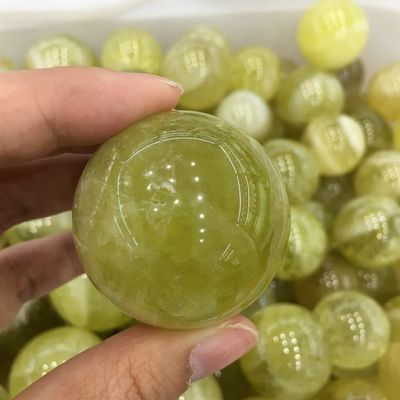 BYBAGS Room Decoration Healed Citrine Quartz Crystal Sphere Gift