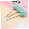 minkissy 6-Piece Bath Scrubber Sponges with Long Handles view 3