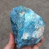 NIXCON Natural Rare Blue Apatite Crystal Point Cluster Stone (Size: 130–160 g) view 2