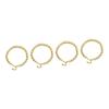 minkissy 4-Piece Stylish Pet Chain Decorative Necklace Dog Chain-Link Collar for Training Small Dogs view 1