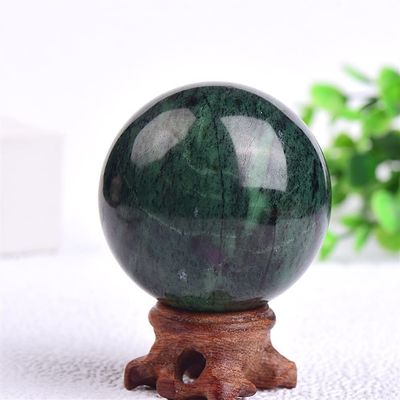BUULOO Natural Stone Sphere, Morganite, 30–35 mm