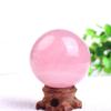 BUULOO Natural Stone Sphere, Morganite, 30–35 mm view 4