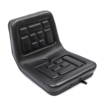 JINPRDAMZ Universal Adjustable Tractor Seat with 140 mm Slide Rails, Black