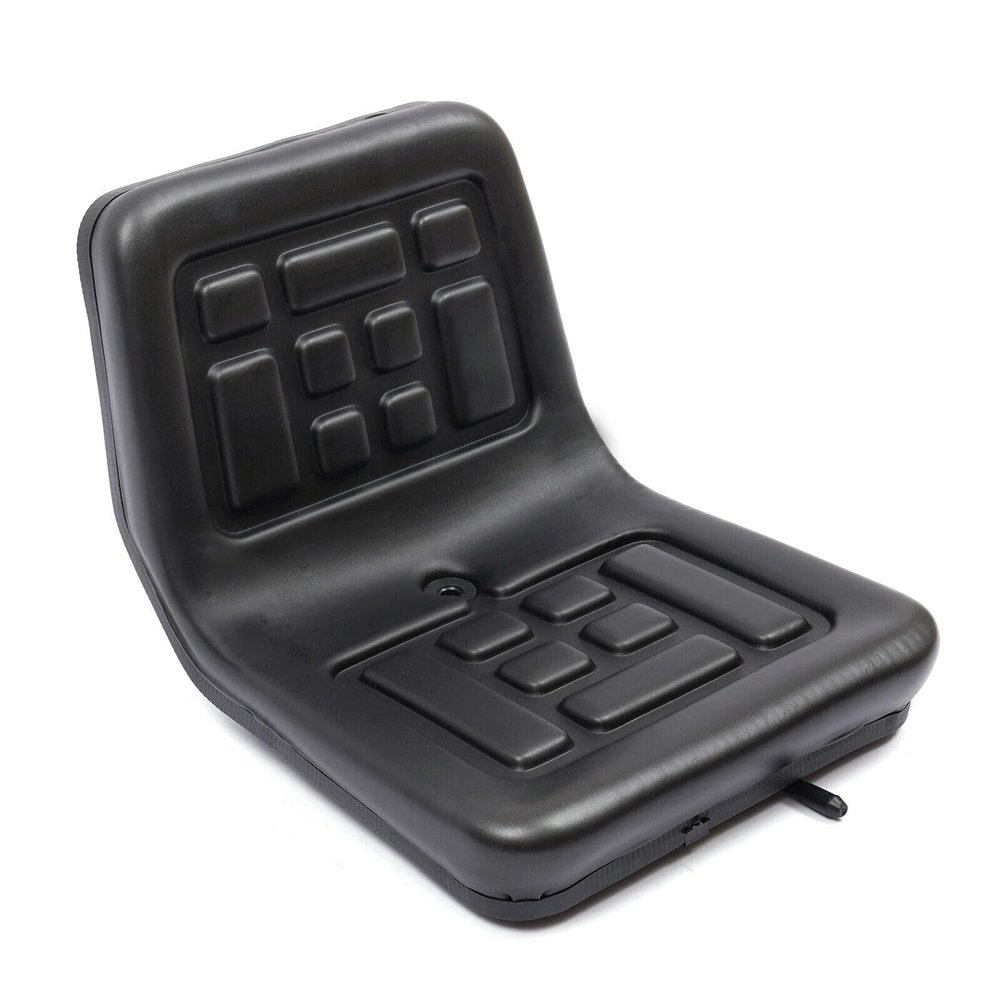 JINPRDAMZ Universal Adjustable Tractor Seat with 140 mm Slide Rails, Black