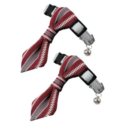 Adjustable Oxford Bowtie for Small Dogs and Cats