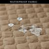 Dog Sofa Blanket and Cat Cushion, Waterproof Couch Protector with Non-Slip Underside, 75 x 75 cm, Light Gray view 4