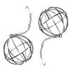 Housoutil 4 Sets Sturdy Stainless Steel Feeders for Rabbits, Guinea Pigs, Chinchillas and Hamsters, 2 Pieces × 4 view 1