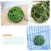 Housoutil 4 Sets Sturdy Stainless Steel Feeders for Rabbits, Guinea Pigs, Chinchillas and Hamsters, 2 Pieces × 4 view 2
