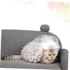 BUGUUYO Cat Veil with Crown - Adjustable Wedding Accessory for Cats view 2