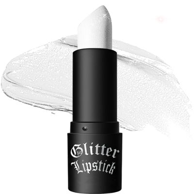White Glitter Lipstick, Diamond Long-Lasting Lipstick for Women