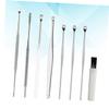 8-Piece Stainless Steel Ear Pick Set for Adults, Silver view 3