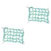 FRCOLOR 2-Piece Colorful Climbing Net Toys, Safe Durable Hammock for Parrots, Hamsters and Other Small Pets view 1