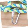 FRCOLOR 2-Piece Colorful Climbing Net Toys, Safe Durable Hammock for Parrots, Hamsters and Other Small Pets view 2