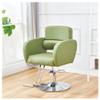 IBOWZ Green Hydraulic Barber Chair, Rotating and Height-Adjustable view 1