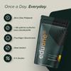 edubily eduone Greens Powder - All-in-One Drink with Vitamins, Minerals & Plant Compounds - With Gut Bacteria, Vital Mushrooms and Meat-Based Bioactive Compounds (MBBCs) (360 g, Mango) view 3