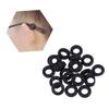 SOLUSTRE Round Silicone Eyeglass Temple Tips, 10 Pairs, Black, Non-Slip view 4