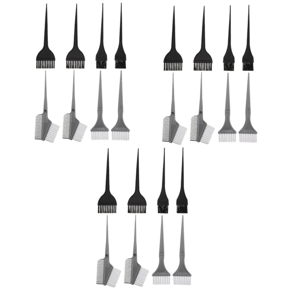 FOMIYES 24-Piece Hair Dye Brush Set with Applicator Brushes