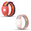 NQEUEPN 2-Pack Holders for Princess Cruise Medallion, Adjustable Nylon Wristbands with Hook-and-Loop Fastening, Red/Pink view 1