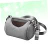 FOMIYES 2-Piece Portable Gray Hamster Carrier Shoulder Bag view 3
