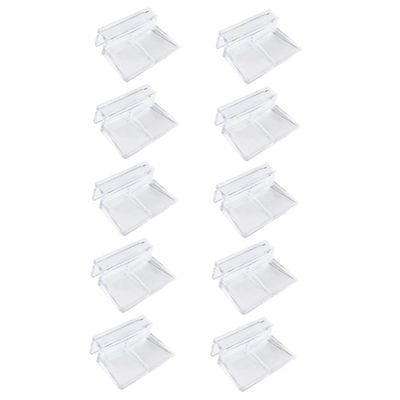 Housoutil 10 Pack Acrylic Aquarium Holders