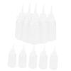 100 ml White Plastic Glue Bottles with Needle Tips, 10-Pack view 1