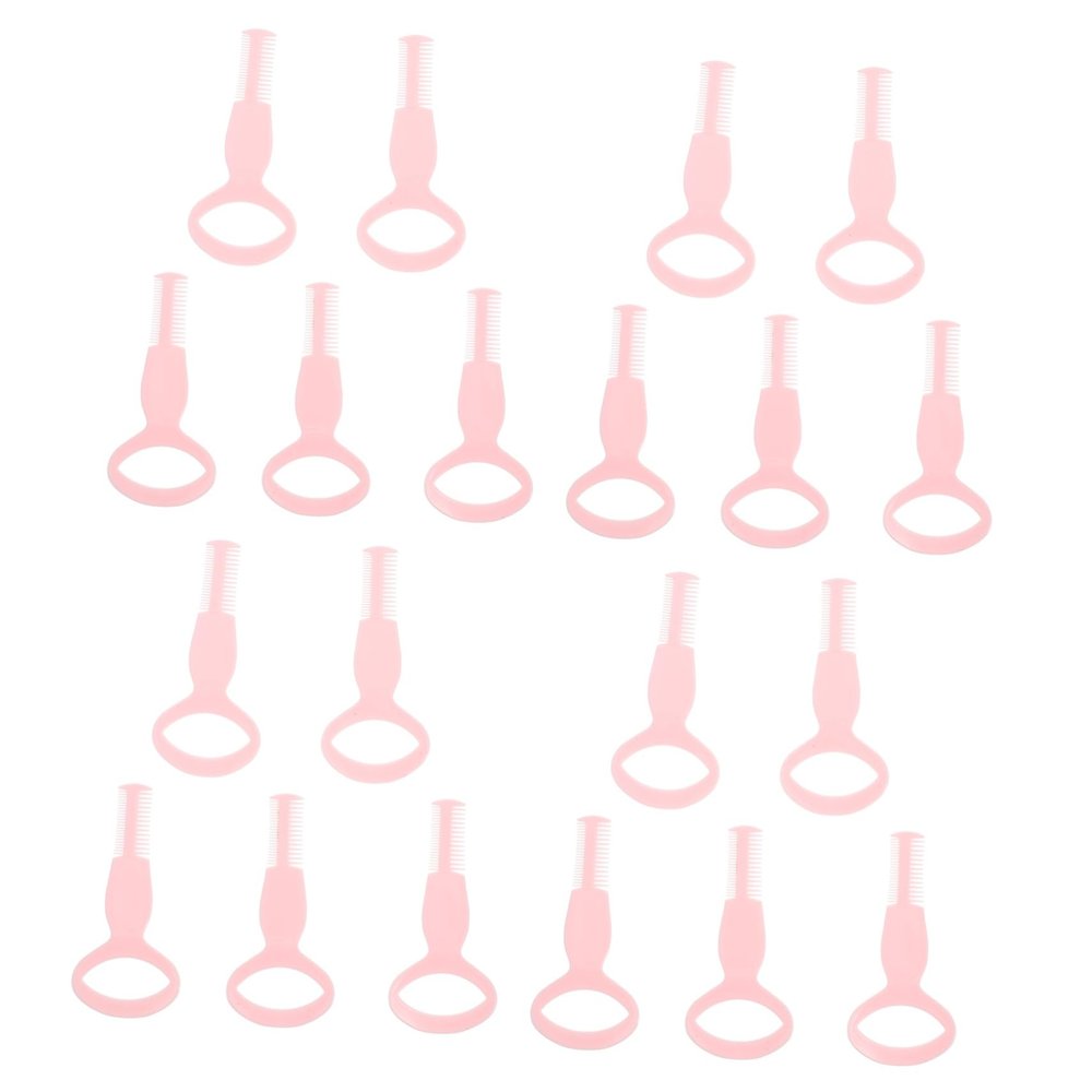 3-in-1 Pink PP Mascara Shield Applicators
