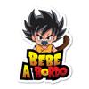 Baby on Board Saiyan Car Sticker, 13 x 18 cm, Vinyl view 1